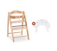 hauck Chaise Haute Bébé Évolutive Arketa Bois jusqu'à 130 kg, Hêtre