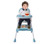 Chaise Haute BéBé, Chaise Bebe, Chaise Haute, Chaise Haute 2 En 1, avec Repose Pieds, Sangles de SéCurité, Hauteur RéGlable, Plateau, Il Peut êTre Utilisé Dans les Familles, les HôTels (vert)