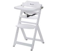 Chaise Haute Bébé En Bois Avec Tablette Timba White TU