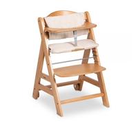 Chaise Haute Bébé En Bois Beta+ Naturelle