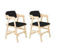 Chaise Haute Bébé en Bois,Évolutive,Transat Haut Bebe,6 Hauteurs Réglables Stable Chaise Supporte 90KG pour Bébés,Enfants et Adultes bois de hêtre,48 * 46 * 78cm