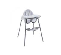 Chaise haute bébé, enfant, réglable hauteur et tablette - Délice Blanc Blanc G