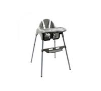 Chaise haute bébé, enfant, réglable hauteur et tablette - Délice Gris