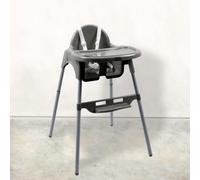 Monsieur Bébé - Chaise haute enfant, réglable hauteur et tablette - Plusieurs coloris