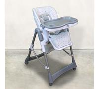 Chaise haute bébé pliable réglable hauteur dossier tablette - Ptit - Stella - Monsieur Bébé Multicolore G