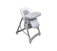 Monsieur Bébé - Chaise haute enfant pliable, réglable hauteur, dossier et tablette - Plusieurs coloris