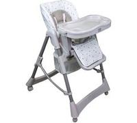 Chaise haute bébé pliable réglable hauteur dossier tablette - Ptit - Celeste - Monsieur Bébé Marron G