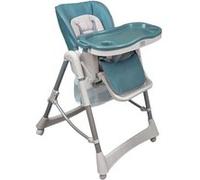 Monsieur Bébé - Chaise haute enfant pliable, réglable hauteur, dossier et tablette - Plusieurs coloris
