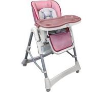 Monsieur Bébé - Chaise haute enfant pliable, réglable hauteur, dossier et tablette - Plusieurs coloris