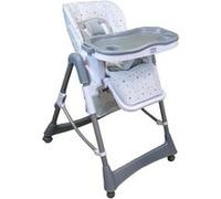 Chaise haute bébé pliable réglable hauteur dossier tablette - Ptit - Stella - Monsieur Bébé Multicolore G