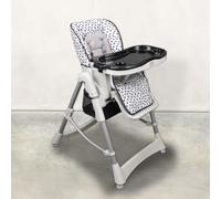 Chaise haute bébé pliable - tachetée
