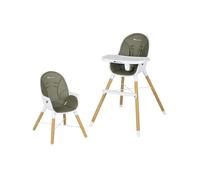 Bebeconfort Avista Chaise Haute 2 En 1, De 6 Mois à 6 Ans Environ, Jusqu'à 30 Kg, Chaise Haute Bébé Évolutive En Petite Chaise Enfant, Mineral Green