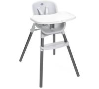 Chicco, Chaise Haute Évolutive, Polly Zest pour Bébés de 6 Mois à 40 kg, Chaise Haute avec Siège lavable, Harnais 5 Points et Plateau Amovible, Pliage Compact, Légère et Peu encombrante