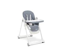 Chaise haute en aluminium COMFORT EAT gris, pour bébé