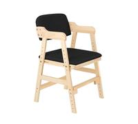 Chaise Haute d'alimentation Bébé,Chaise Haute Bébé Evolutive en Bois Naturel,Hauteurs Réglable Stable Chaise Supporte 90KG pour Bébés Enfants et Adultes,Solide,Design Universel