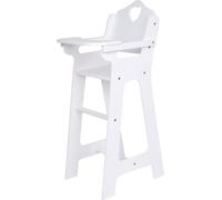 Chaise haute de poupée avec table pliante