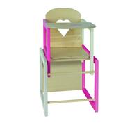 Chaise haute de poupée Eichhorn avec table