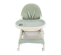 Chaise haute, Design bien pensé Chaise bébé réglable et pliable, vert menthe Chaise bébé