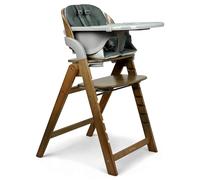 Chaise Haute Design Pliante En Bois Meridio Pecan Graphit TU