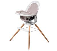 Chaise Haute En Bois Adriá Gris Et Blanc TU