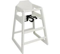 Chaise Haute en Bois Blanche