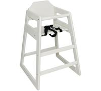 Chaise Haute En Bois Blanche - Bolero