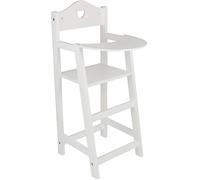 Chaise haute enfant en bois - LEGLER - Blanc - A partir de 3 ans - Pour fille