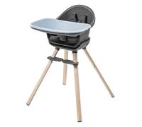 Maxi-Cosi Moa 4-en-1, Chaise Haute Bébé Evolutive, de 6 Mois à 7 Ans, 0 à 25 kg, Chaise Haute Réglable pour Bébé, se Transforme en Siège Rehausseur, Tabouret Bas et Bureau avec Siège, Beyond Graphite