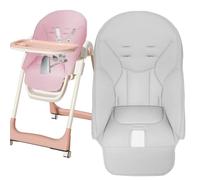 Chaise haute et table Baby Trend - Matériau PU durable, doublure remplie d'air, entretien facile(H)