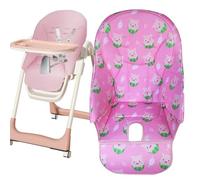 Chaise haute et table bébé haut de gamme - PU doux for la peau, coussin d'air épais, taille universelle, cadeau for nouveau-nés(L)