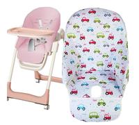Chaise haute et table lavables - PU hypoallergénique, antidérapante, pliable, support confortable for bébé(J)