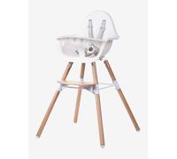 Chaise Haute Evolu 2 + Arceau Naturel Blanc TU