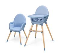 Chaise haute évolutive 2en1 Fini 2 , fauteuil enfant, chaise Bébé Enfant, réglable, design universel bleu marine TU