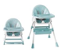 Chaise Haute Evolutive 4 en 1,Transat, Balancelle et Rocker Multifonction pour Bébé (0m+ 15kg) / Reclinable, Pliable et Réglable,Harnais 5 Points,Siège de table enfant