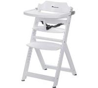 BEBECONFORT Timba Chaise haute bébé, Chaise bois, De 6 mois à 10 ans (30kg), Blanc