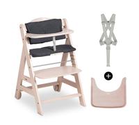 Hauck Beta+ Chaise haute traditionnelle Siège rigide Blanc, Bois