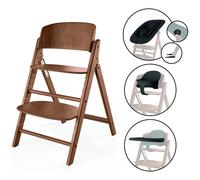 Chaise haute évolutive Click & Fold 4 in 1 All Natural Dark