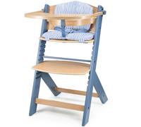 Chaise haute évolutive Enock avec coussin Nordic Breeze