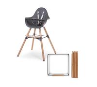 Chaise haute évolutive Evolu 2 Anthracite + Pieds longs