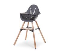 CHILDHOME - Chaise haute évolutive Evolu 2 arceau Naturel/Anthracite