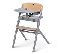 Chaise Haute Évolutive Kinderkraft Livy 3 En 1 Avec Assise Réglable, Repose-pieds Ajustable Et Charge Jusqu?à 110 Kg Gris TU