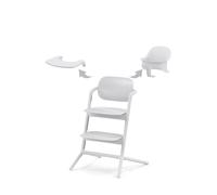 Chaise haute évolutive Lemo 3en1 All White