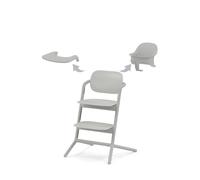 Chaise haute évolutive Lemo 3en1 Suede Grey