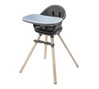 Maxi-Cosi Moa 4-en-1, Chaise Haute Bébé Evolutive, de 6 Mois à 7 Ans, 0 à 25 kg, Chaise Haute Réglable pour Bébé, se Transforme en Siège Rehausseur, Tabouret Bas et Bureau avec Siège, Beyond Graphite