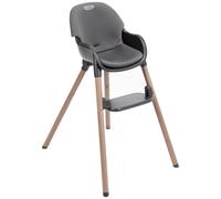 Chaise haute évolutive Presti Charcoal