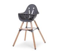 CHILDHOME - Chaise haute évolutive Evolu 2 arceau Naturel/Anthracite
