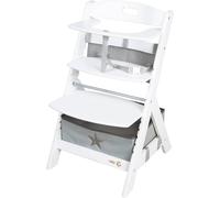 Chaise Haute Évolutive - Roba - Liv Up - De 6 Mois Jusqu'à 70 Kg - Set Organisateur Inclus - Blanc Blanc