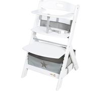 Chaise Haute Évolutive - Roba - Liv Up - De 6 Mois Jusqu'à 70 Kg - Set Organisateur Inclus - Blanc Blanc