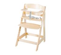 Roba Chaise haute évolutive Sit Up Flex – Bois naturel – Hauteur réglable – 6 mois–70 kg