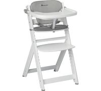 Chaise haute évolutive Timba White avec coussin